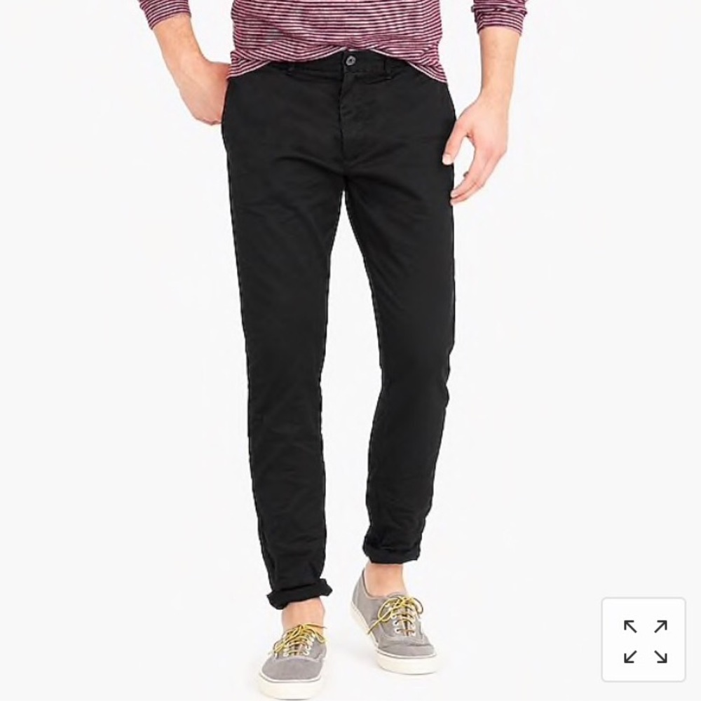 J. Crew men’s black 484 slim fit pants, W-32, L-30